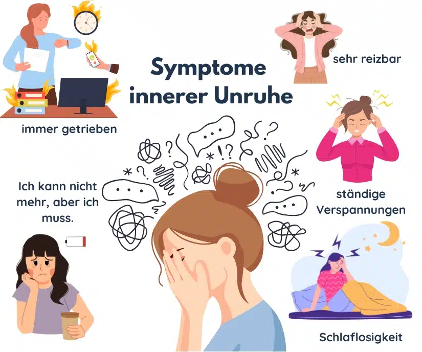 Innere Unruhe: Die sind typische Symptome